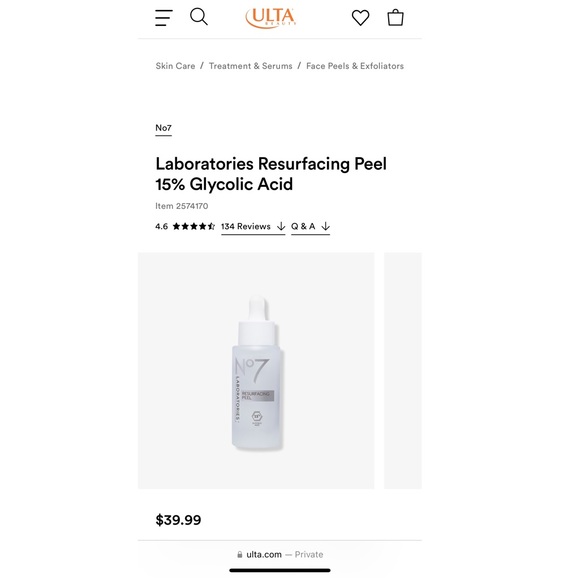 No7's Laboratories Resurfacing Peel 15% Glycolic Acid - Picture 3 of 6